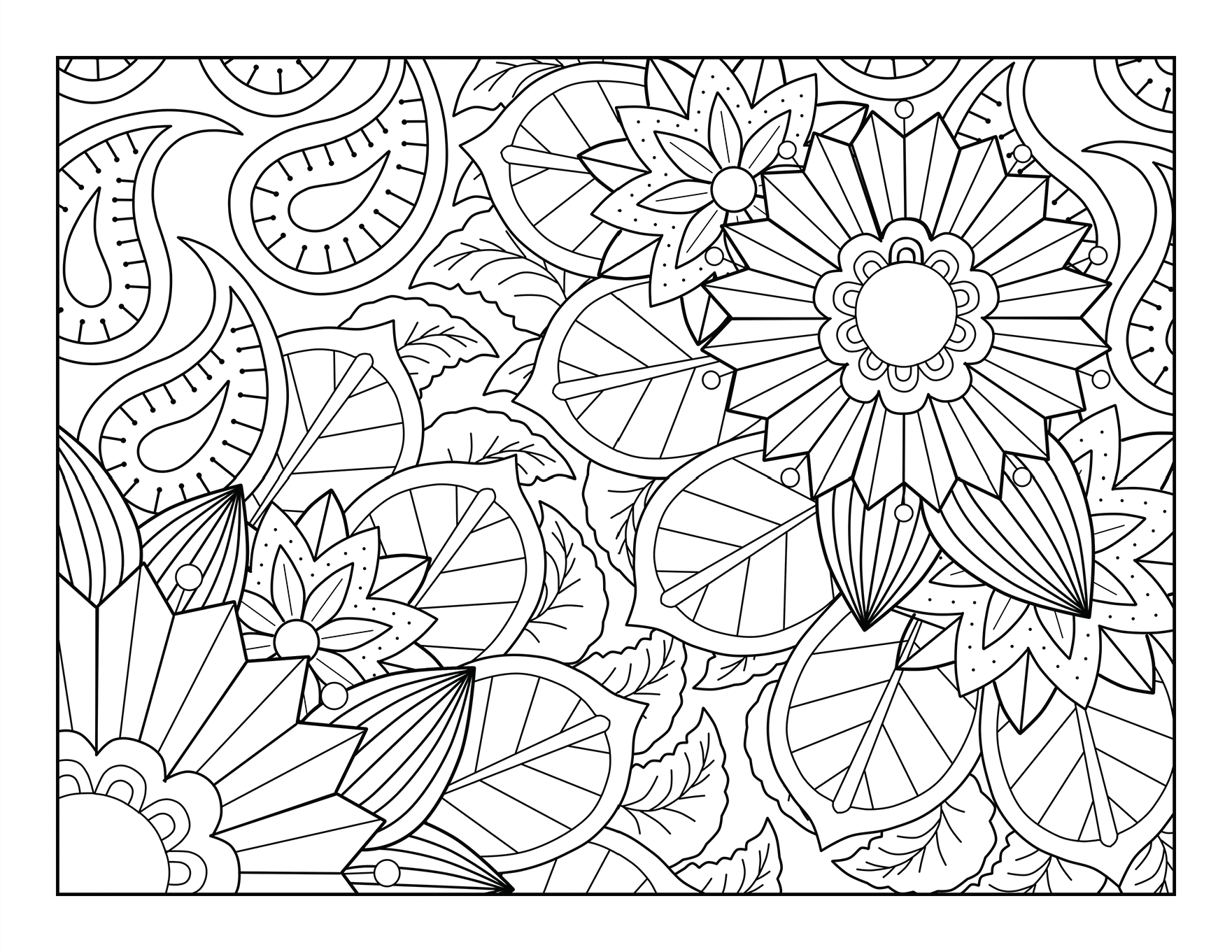 Mental Health Coloring Pages, Anxiety Coloring Pages, Anti-stress