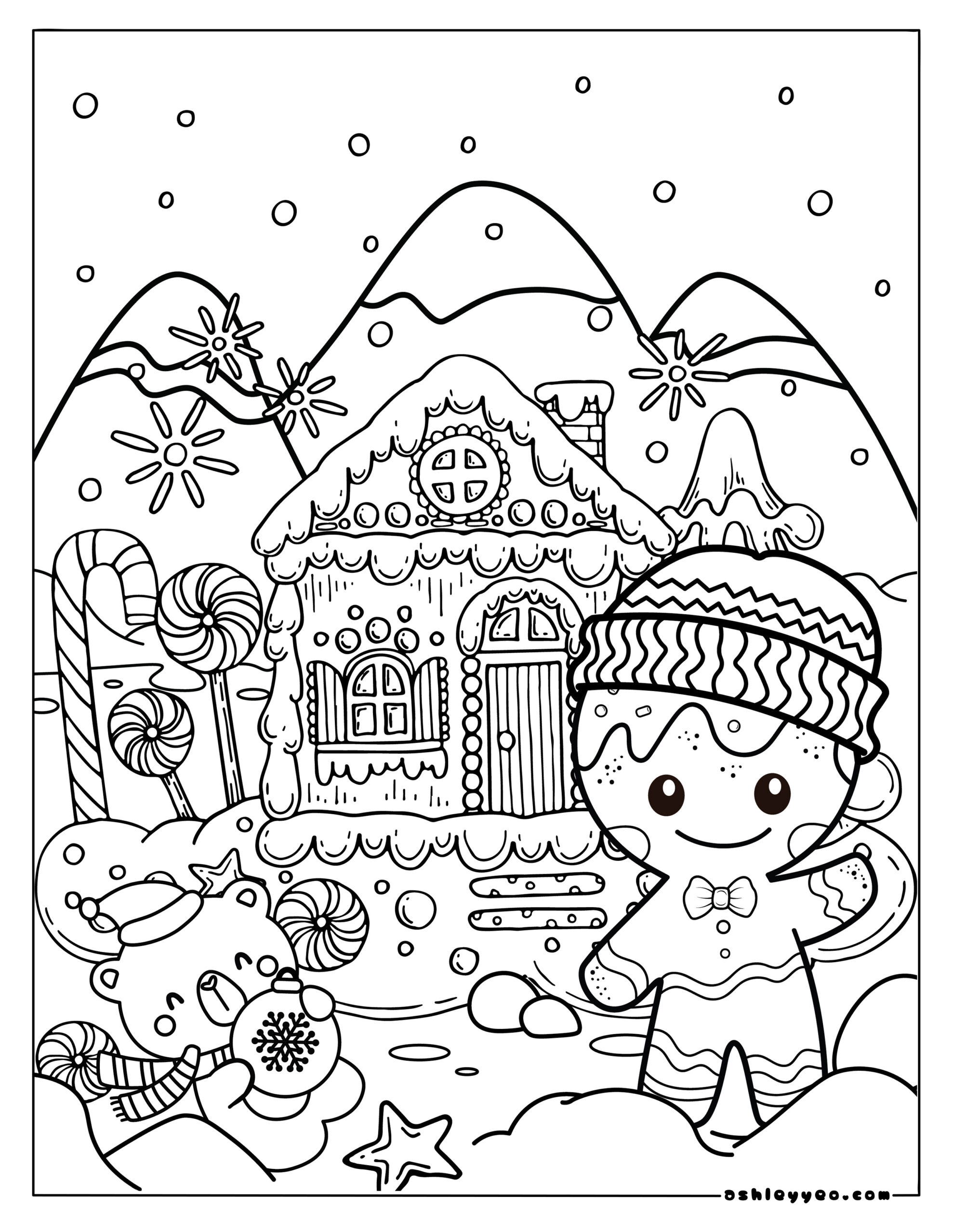 Large Print Easy Winter Adult Coloring Book: 50 Easy & Simple Winter  Coloring Pages for Adults and Seniors for Calming, Stress Relief  (Paperback)