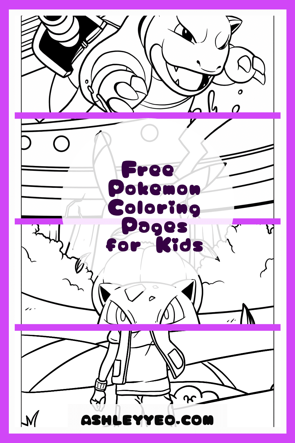 Pokemon Pikachu and Eevee Coloring Page, crayola.com