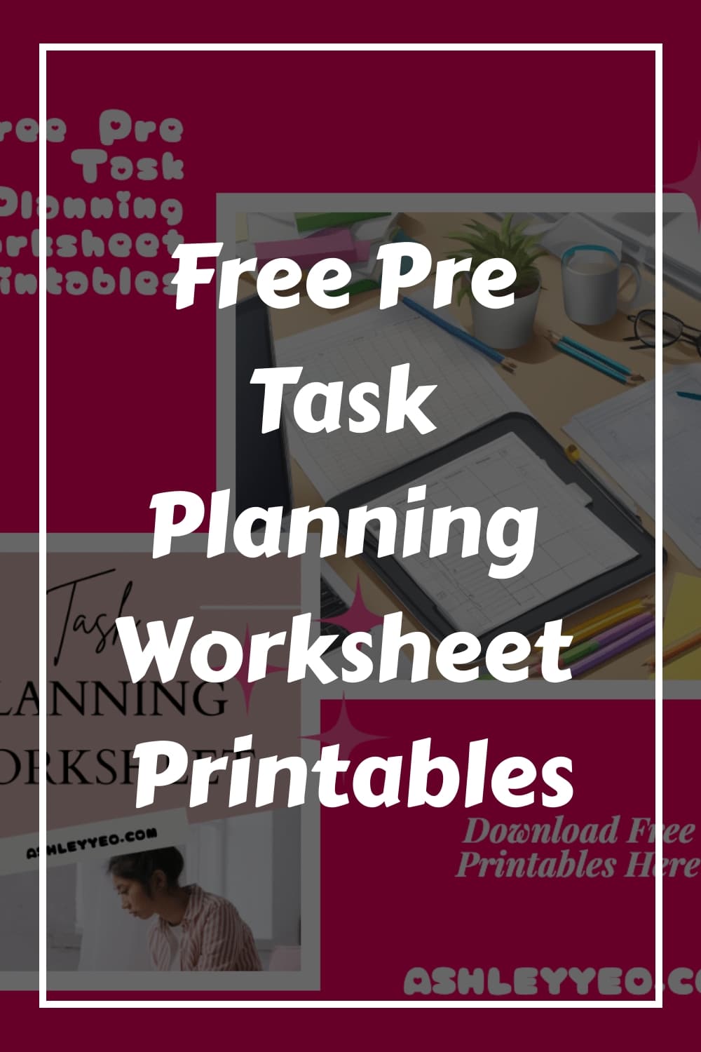 Free Pre Task Planning Worksheet Printables
