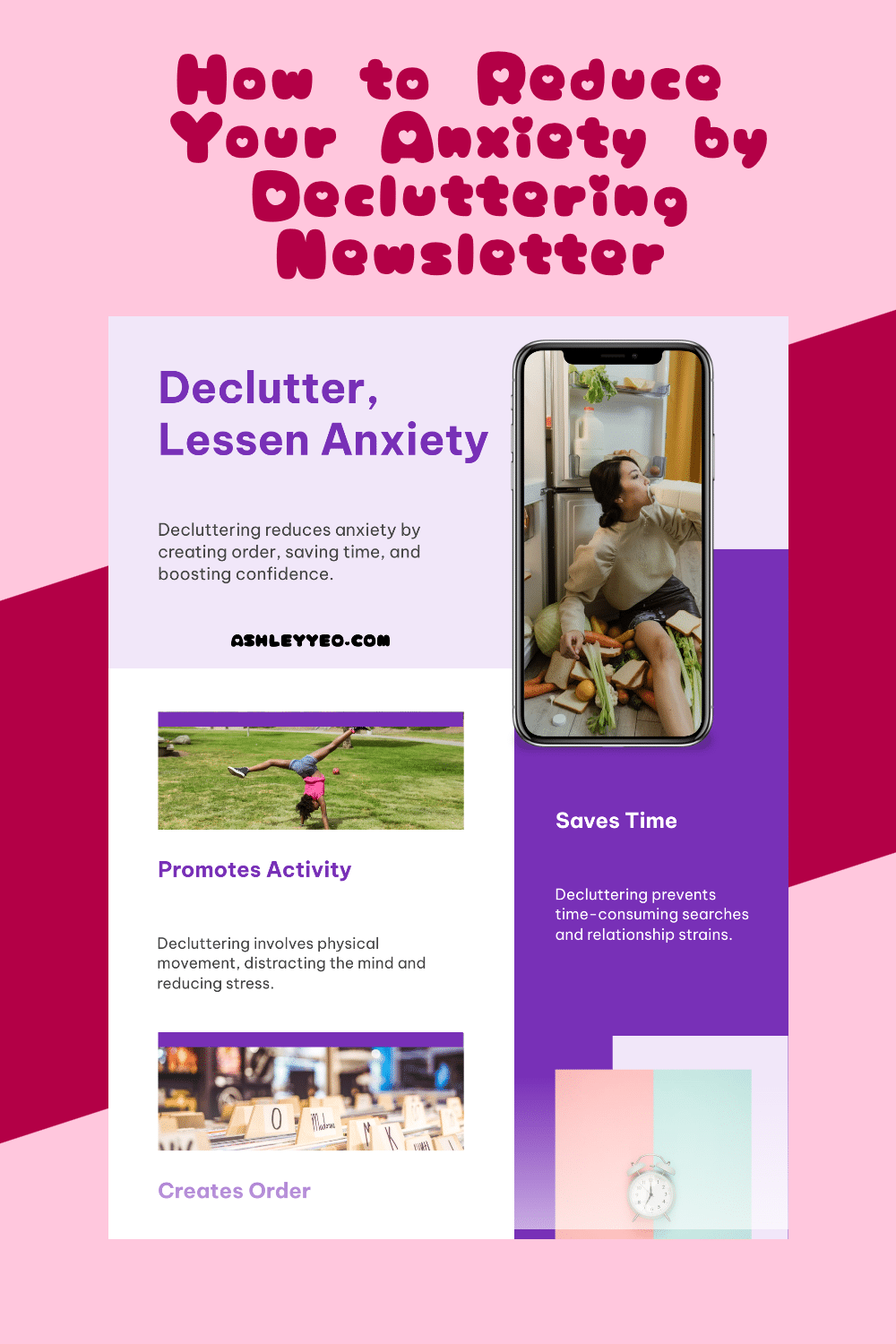 How to Reduce Your Anxiety by Decluttering Newsletter